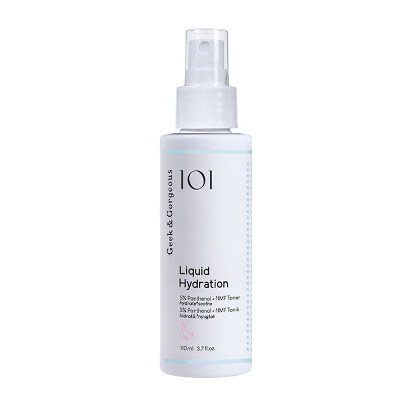 Buy Geek & Gorgeous Liquid Hydration Mist Toner 110ml (Slight Leak) at Lila Beauty - Korean and Japanese Beauty Skincare and Makeup Cosmetics