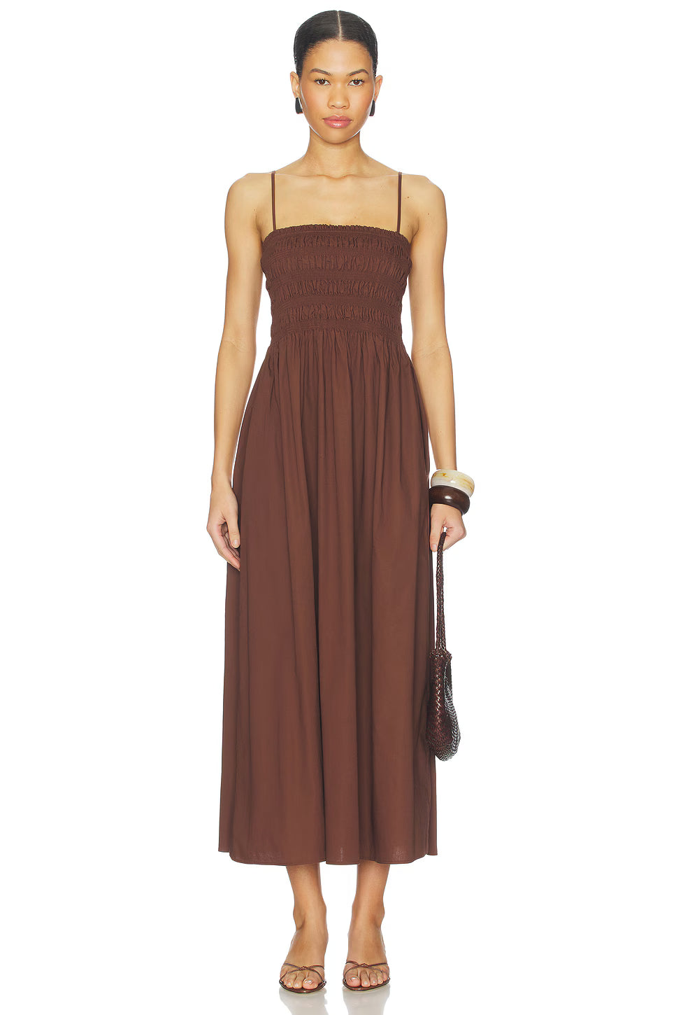 Bianca Shirred Bodice Dress