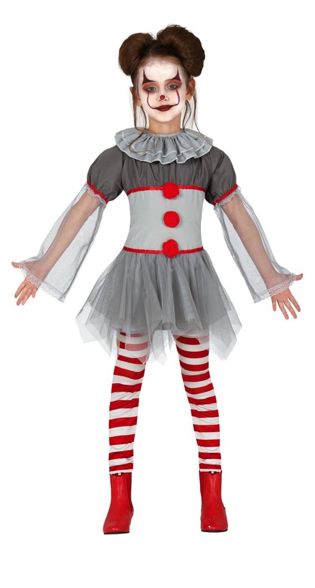 Duistere clown Halloween Kostuum Kind van Fiestas Guirca koop je bij Partywinkel