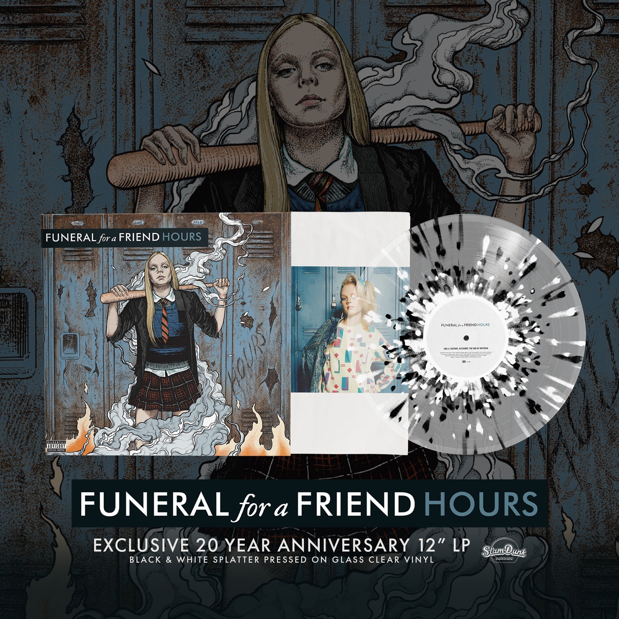 Funeral For a Friend Hours 20th Anniversary Slam Dunk Exclusive Vinyl Record