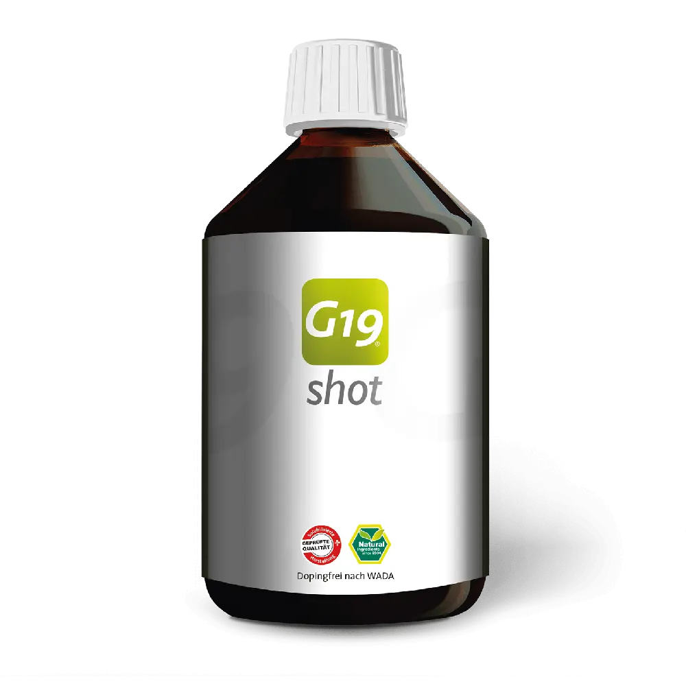 G19 shot Mensch - Für körperliche⁷ und mentale² Leistungsfähigkeit - 1000 ml