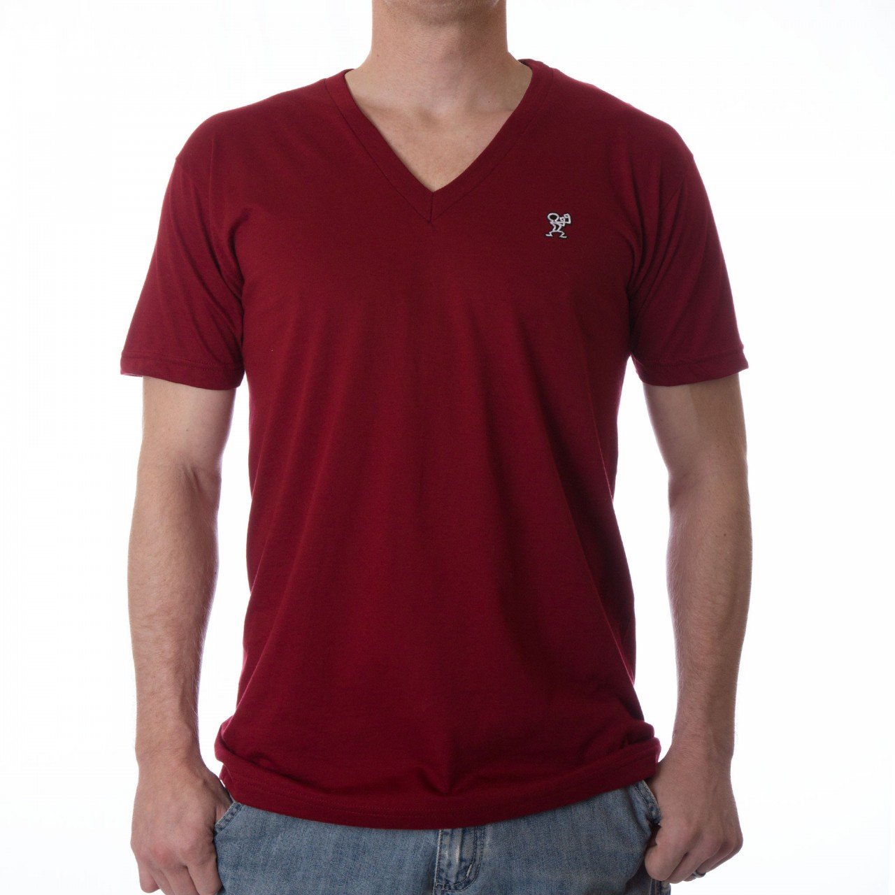 Dethrone Ready V Neck Cranberry