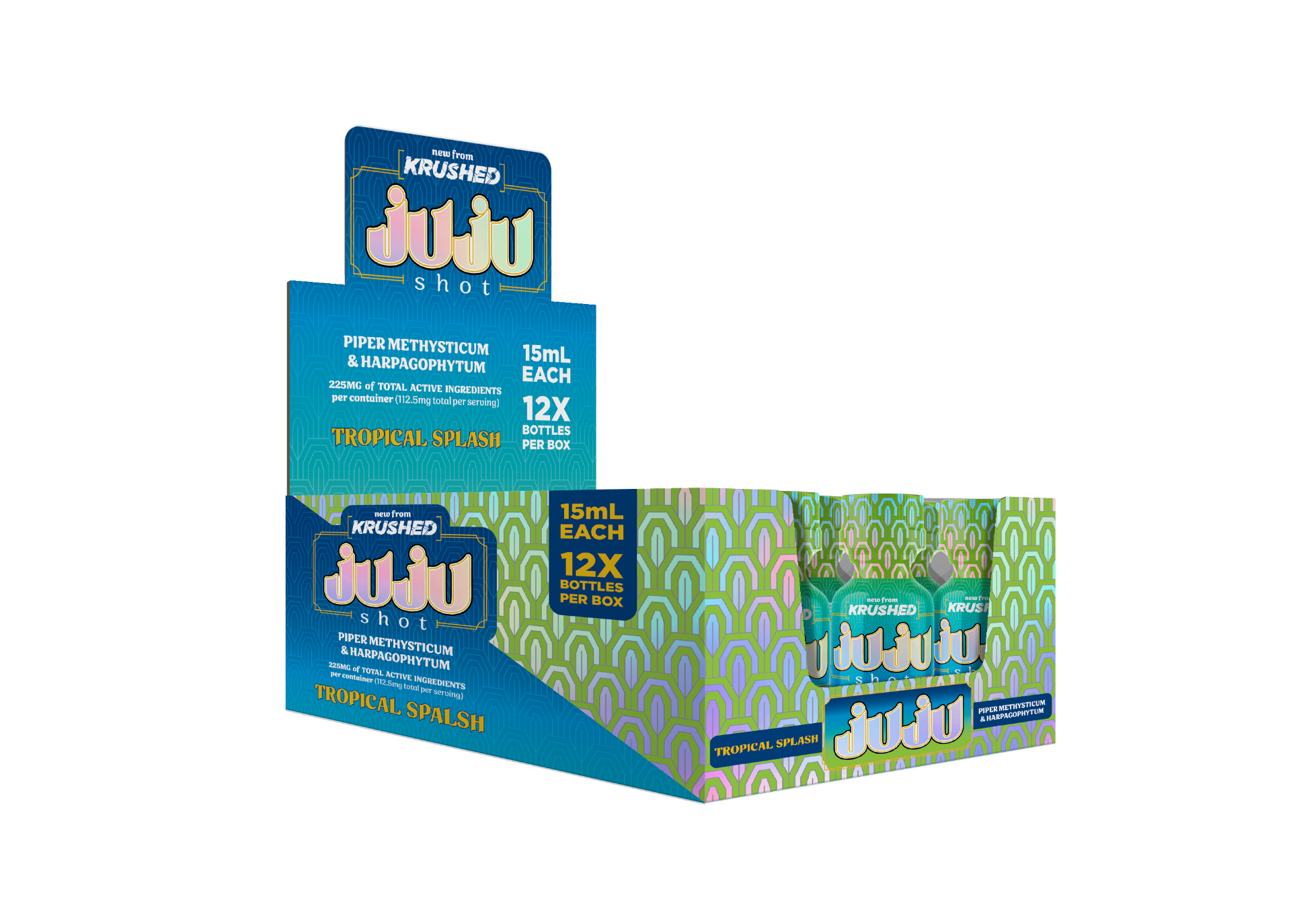 JUJU 225MG PIPER METHYSTICUM SHOTS (12CT BOX)