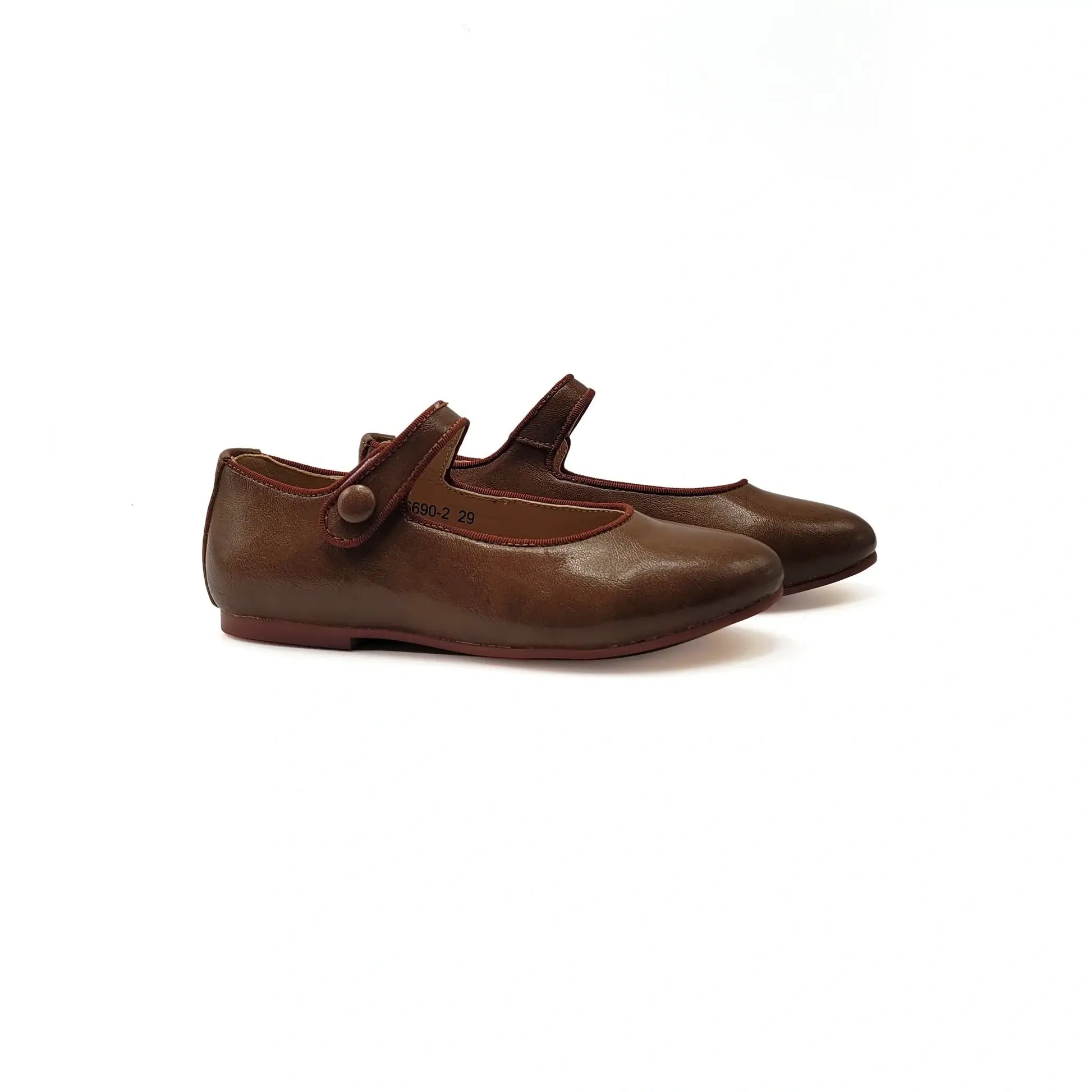 Mamelina milky chocolate mary jane brown leather fast shipping
