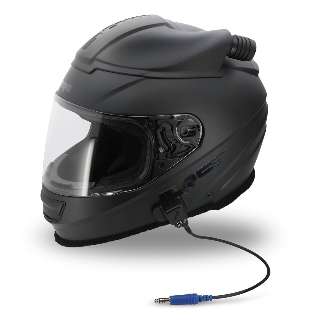 MRC Stage One Mid Air Pumper Prerunner Helmet - Wired OFFROAD & STX STEREO - Matte Black MRC-HK-LG-2XL