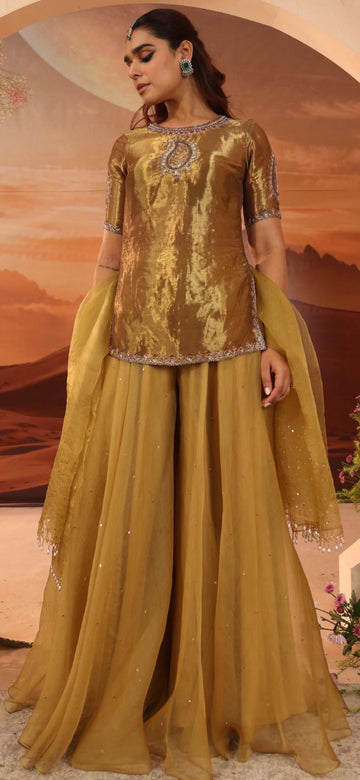 Saanjh Sharara Set