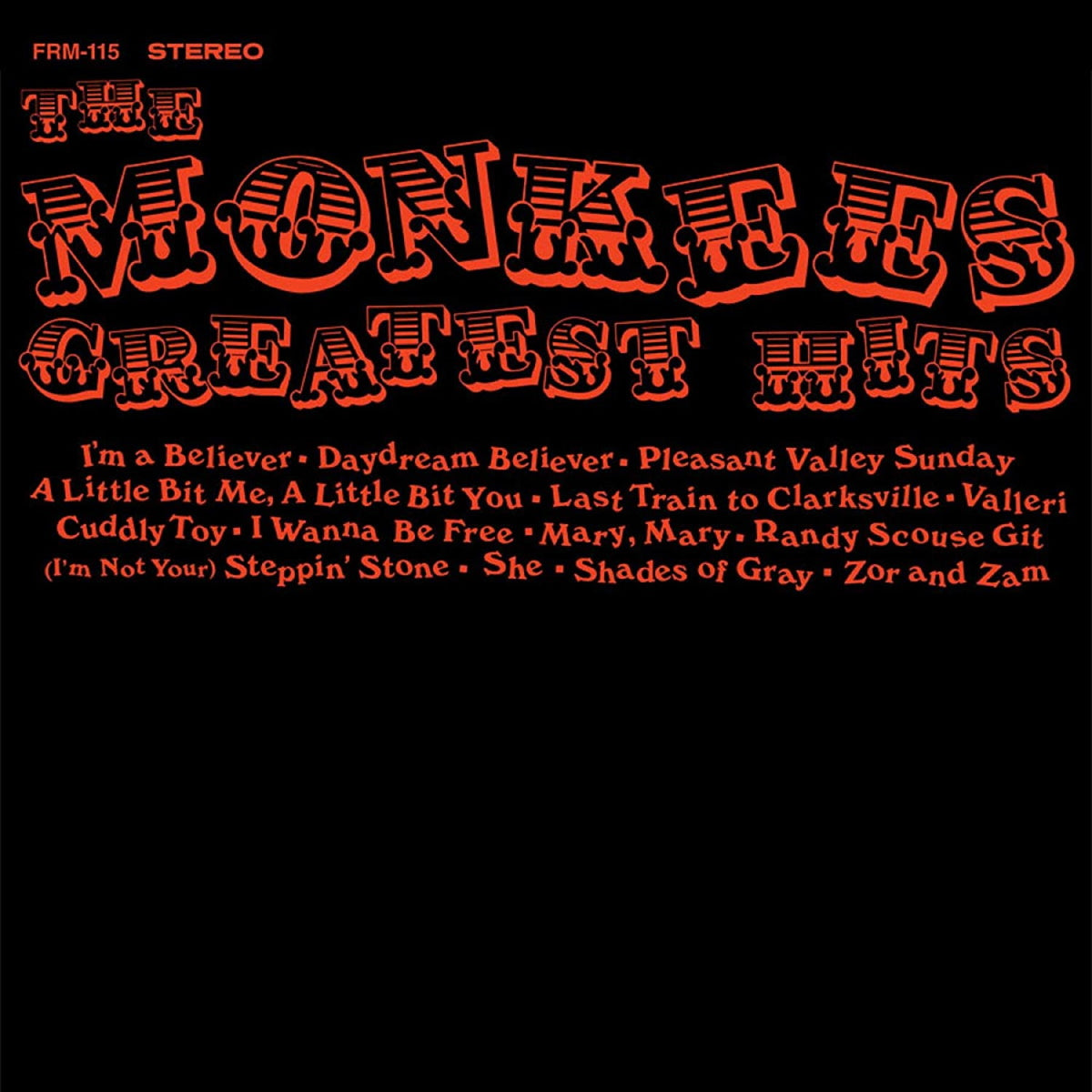 The Monkees - Greatest Hits - 180 Gram Orange Audiophile Vinyl / Limited Anniversary Edition [Audio Vinyl] Audio CD/Vinyl Friday Music