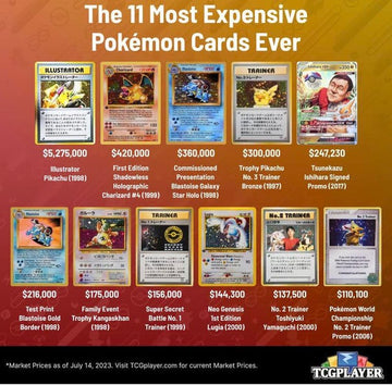 pokemon cards with highest value World's most expensive Pokémon card? The Top 10 [2025] pokemon cards with the most –