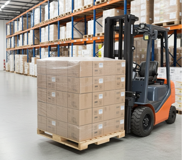 (Pallet) 9 Mil Orange Nitrile Gloves Bulk Wholesale (50,000 Gloves) GloveSaver.com