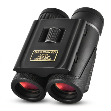 12x25 Compact ED Binoculars – 12× Magnification, BAK4 Prism & FMC Coating