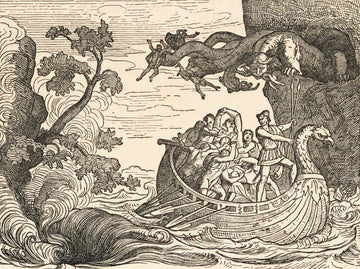 Print of The Ship of Ulysses