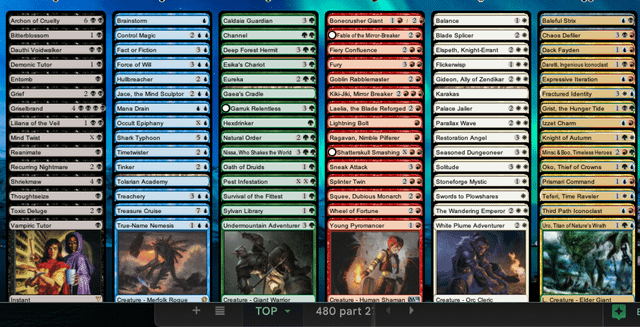 What I consider the top 15 cards in each color in my own cube : r/mtgcube